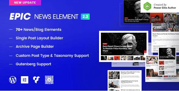 Epic News Elements - Add Ons for Elementor & WPBakery Page Builder
