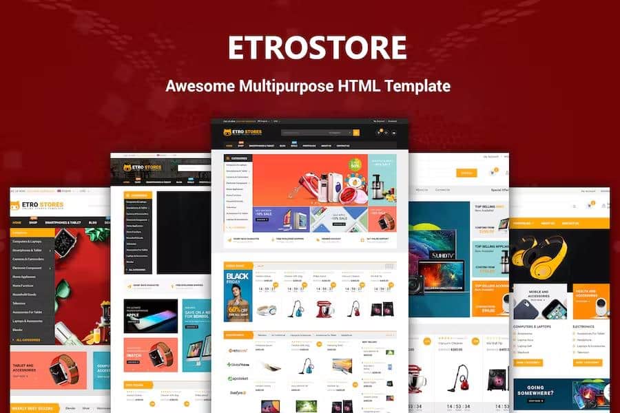 EtroStore - Responsive & Multi-Purpose HTML5 Template