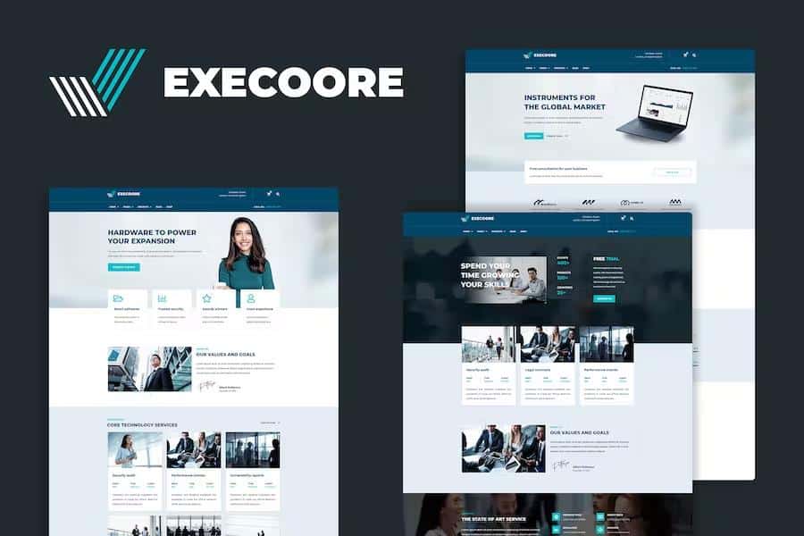 Execoore - Technology And Fintech Template