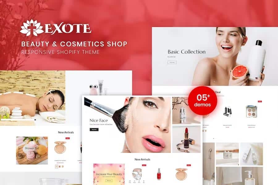 Exote - Beauty & Cosmetics Shop Responsive Shopify Theme