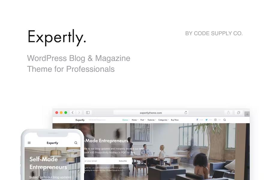 Expertly - WordPress Blog & Magazine Theme for Professionals