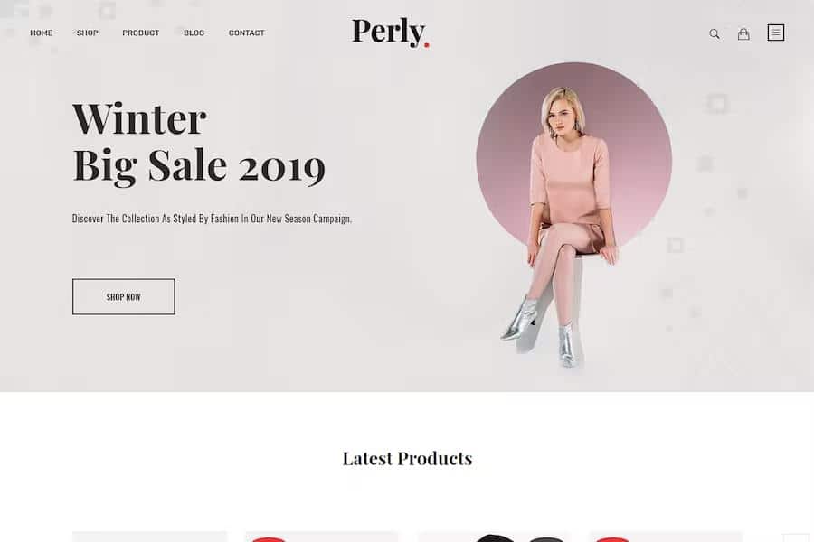 Fashion Shopify Theme - Perly listing image