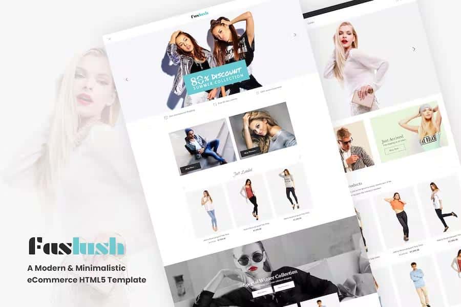 Faslush - A Modern & Minimalistic eCommerce HTML5 Template