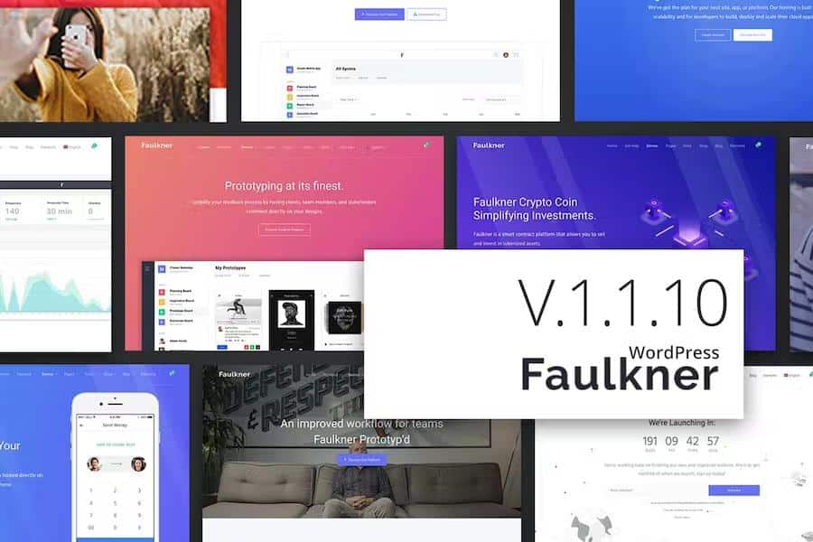 Faulkner - Responsive Multiuse WordPress Theme for Companies and Freelancers