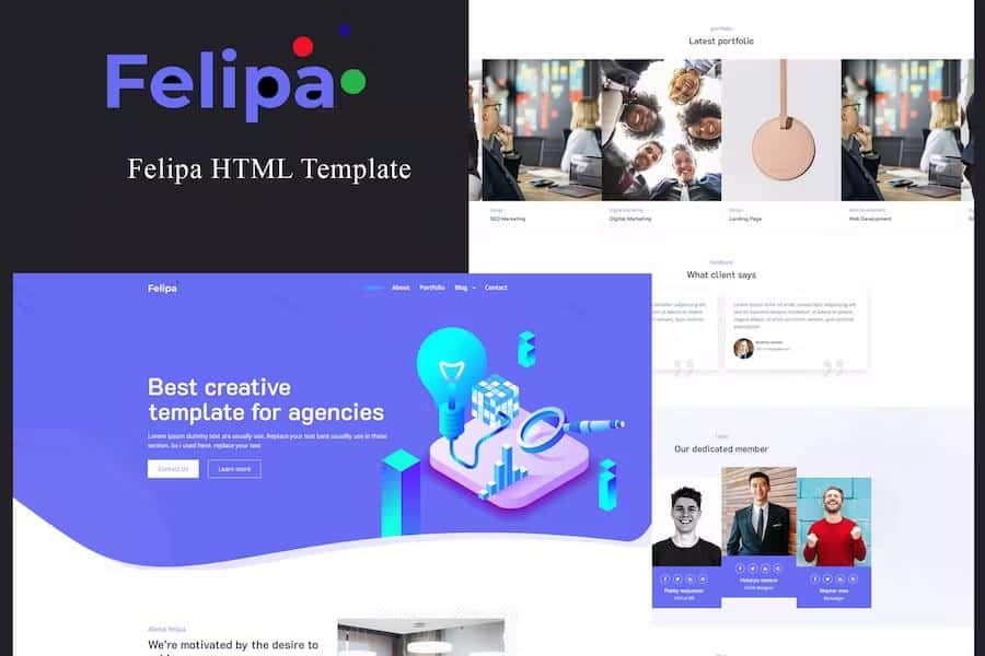 Felipa - Agency Template