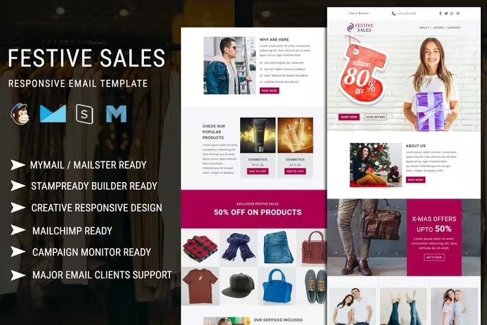 Festival Sales - Responsive Email Template