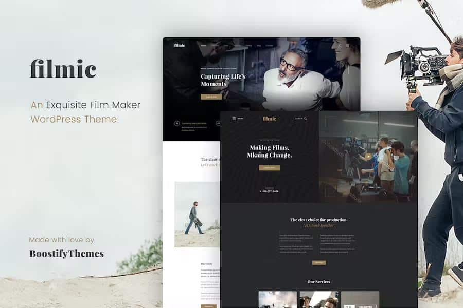 Filmic - Movie Studio & Film Maker WordPress Theme