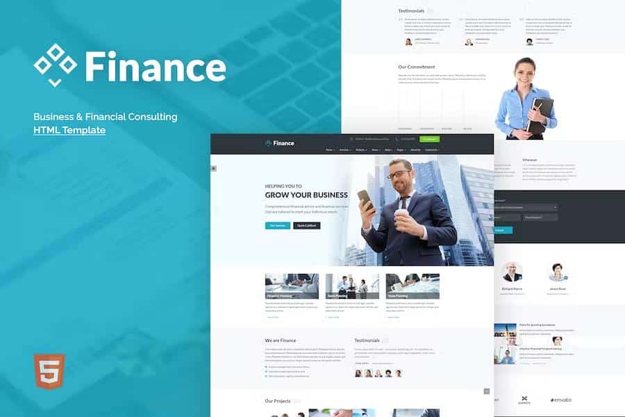 Finance - Business & Financial HTML5 Template