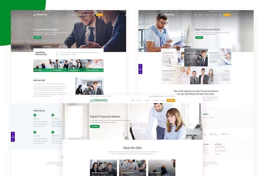 Finance Corp - A Financial Services & Business Consulting Template