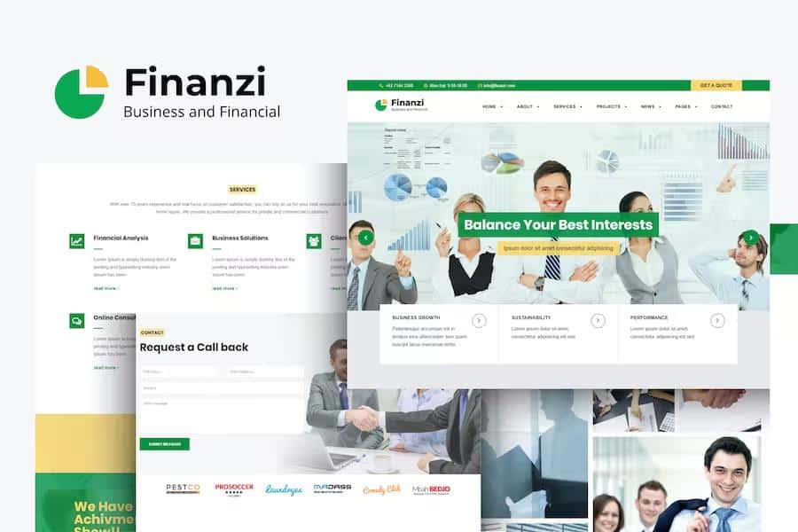 Finanzi - Finance and Business HTML Template