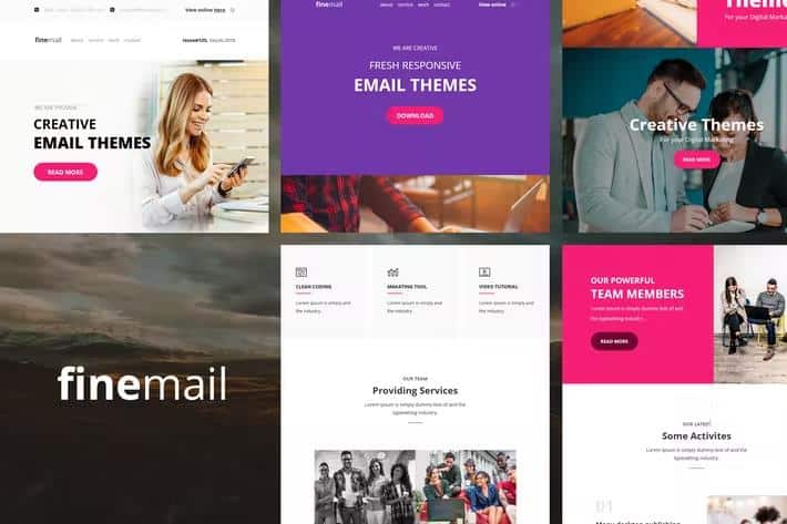 finemail - 60+ Modules + Online Access + Mailster + MailChimp