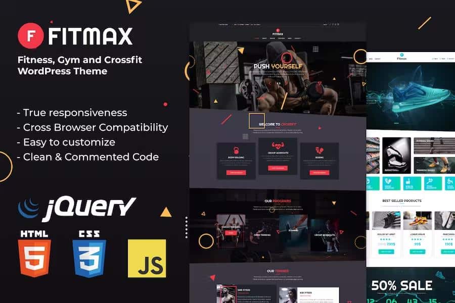 Fitmax - Fitness and Crossfit HTML Template