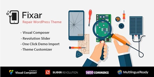 Fixar - Phone & Computer Repair Theme