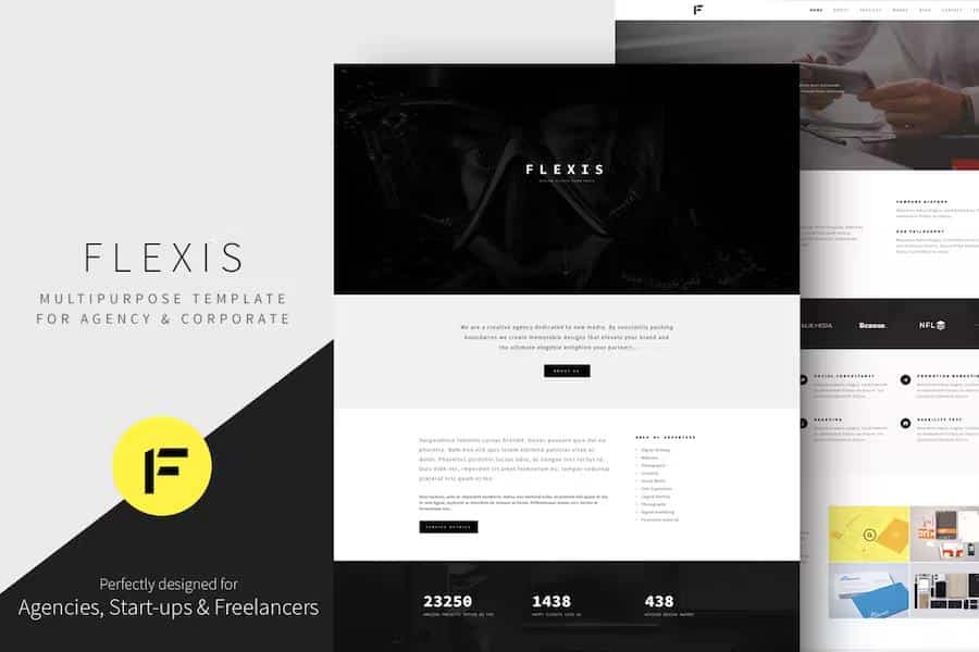 Flexis - Multipurpose Bootstrap Template listing image