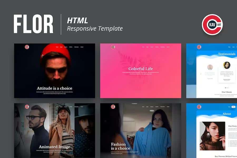 Flor - HTML Responsive Template