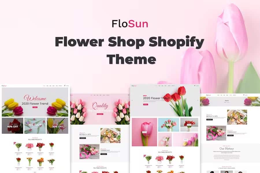 Flosun - Flower Shop Shopify Theme listing image
