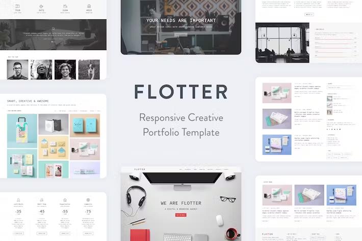 Flotter - Responsive Creative HTML5 Template