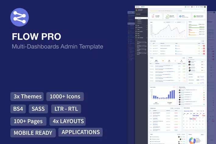 Flow Pro - Bootstrap 4 Admin Dashboard