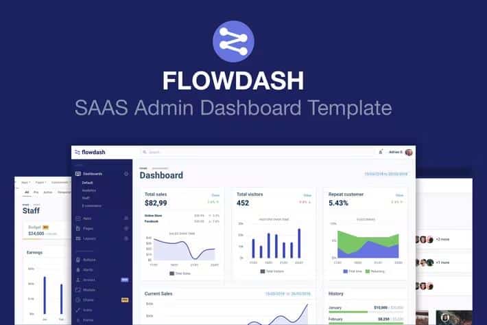FlowDash - SAAS Admin Dashboard Template