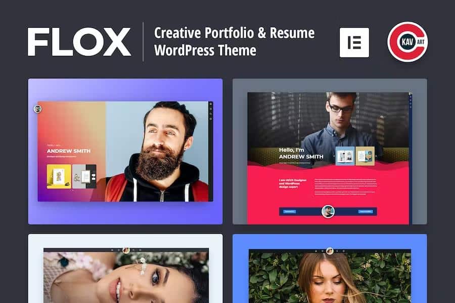 FLOX - Personal Portfolio & Resume WordPress Theme