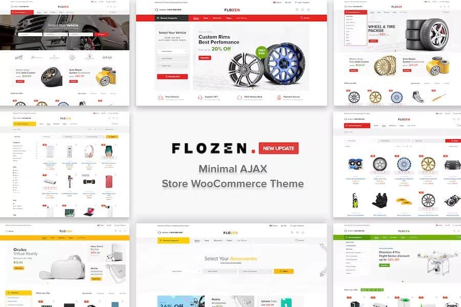Flozen - WooCommerce AJAX WordPress RTL Theme