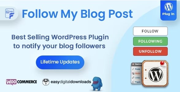 Follow My Blog Post - WordPress Plugin