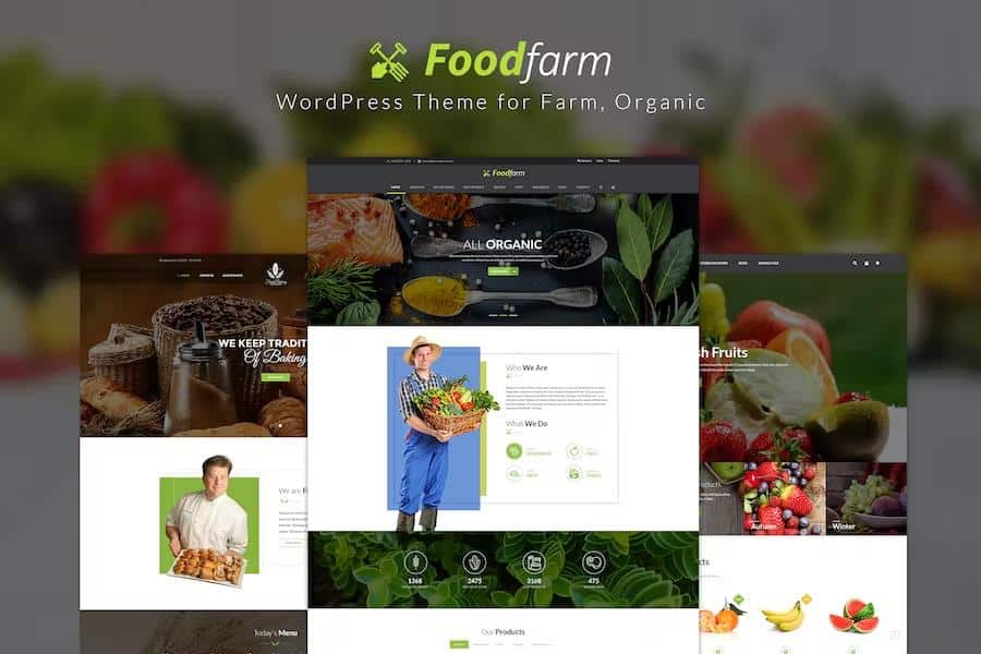 FoodFarm - WordPress Theme for Farm, Farm Services and Organic Food Store