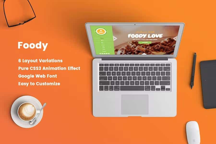 Foody - Responsive Restaurant HTML5 Template