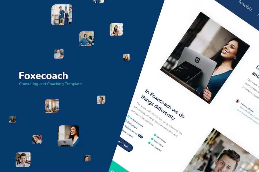 Foxecoach - Consulting and Coaching Template