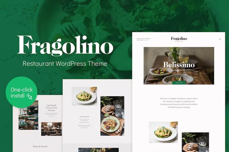 Fragolino - an Exquisite Cafe & Restaurant WordPress Theme