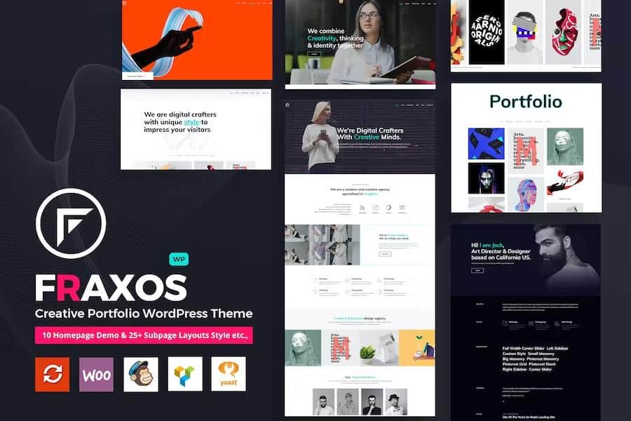 Fraxos - Creative Portfolio WordPress Theme