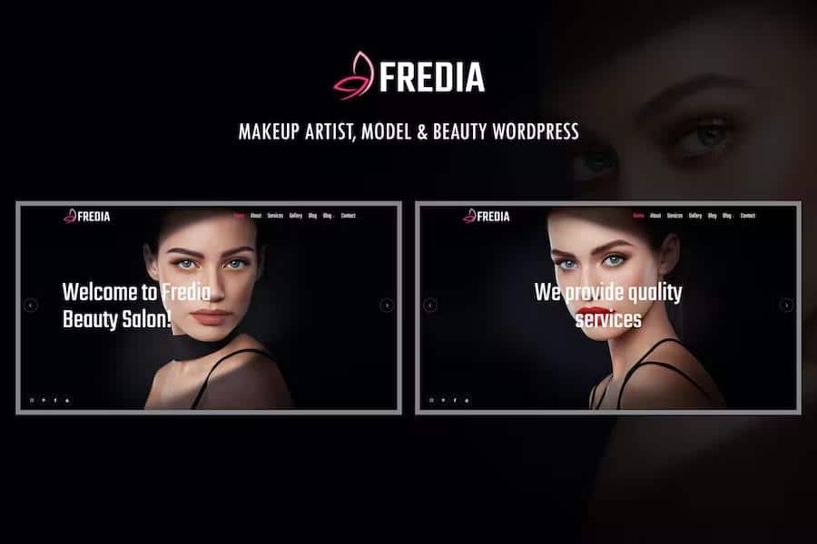 Fredia - Makeup Artist WordPress Theme