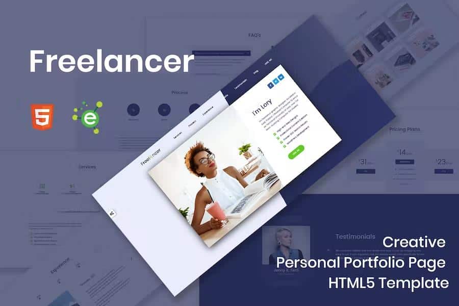 Freelancer - Creative Business & Portfolio Personal Page HTML5 Template