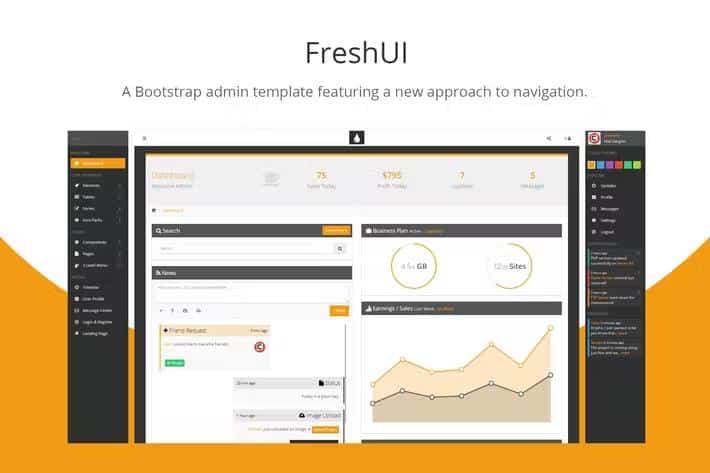 FreshUI - Premium Web App and Admin Template