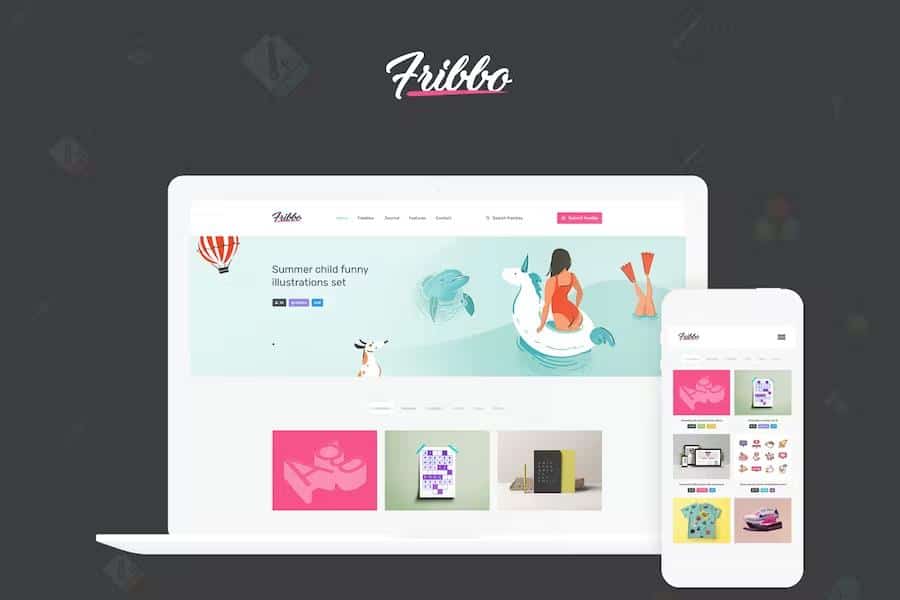 Fribbo - Freebies Blog WordPress Theme