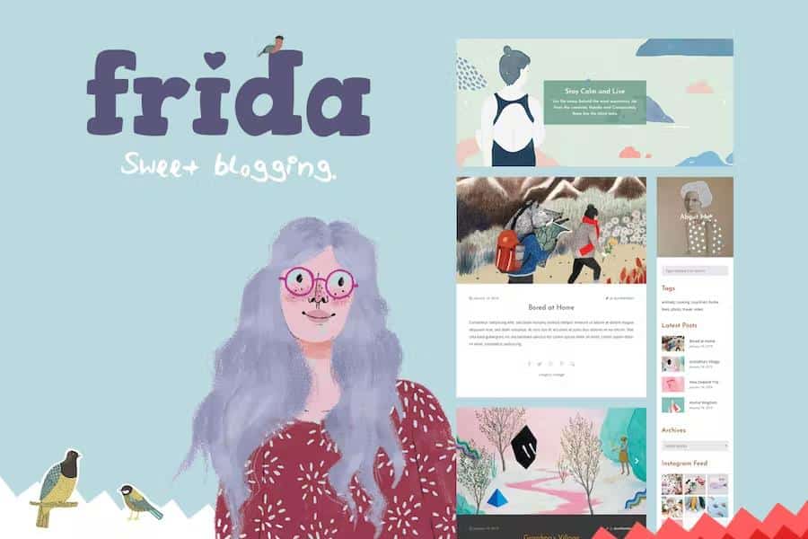 Frida - A Sweet & Classic Blog Theme