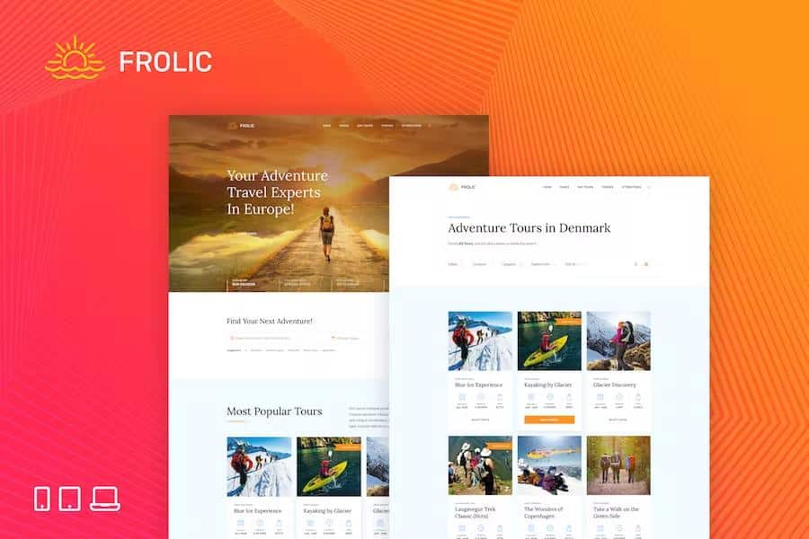 FROLIC - HTML Template for Tour Operators & Travel Agencies
