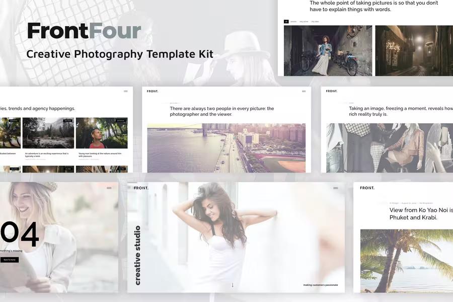 FrontFour - Creative Photography Template Kit