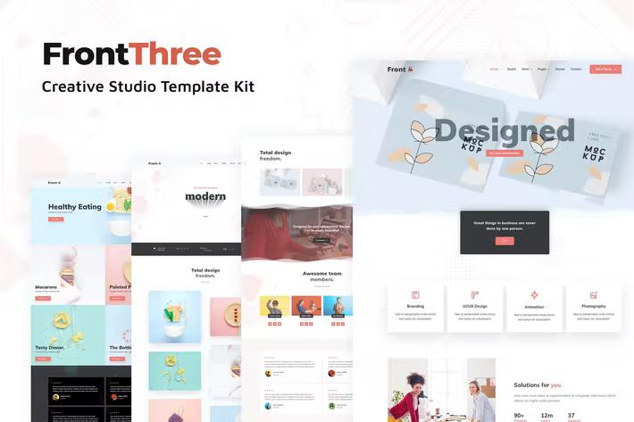 FrontThree - Creative Studio Template Kit