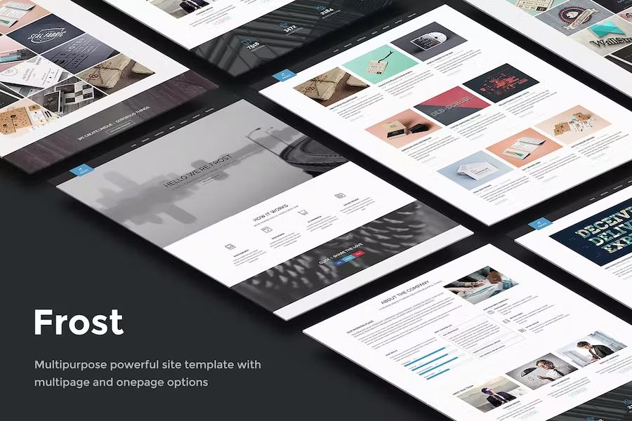 Frost - Multipurpose Responsive One Page HTML5