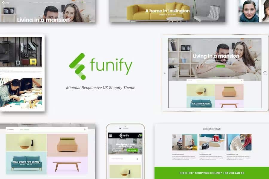 Funify - Minimal Responsive UX Shopify Theme