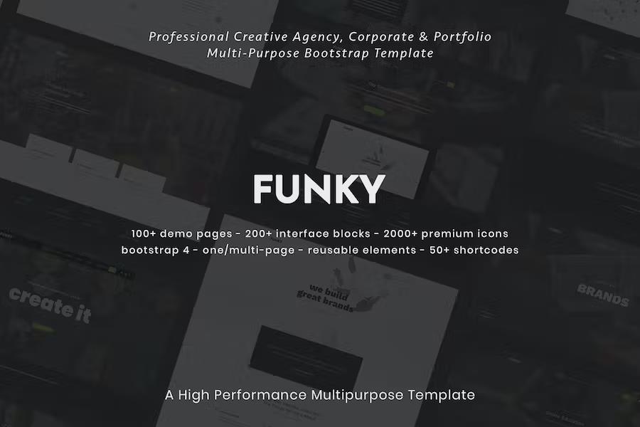 Funky - Professional Creative Multi-Purpose Template
