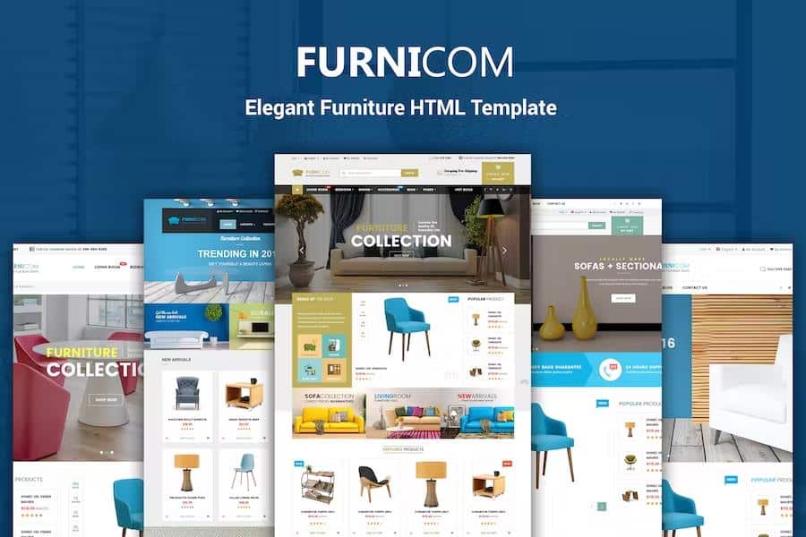 Furnicom - Responsive Furniture & Interior HTML Template