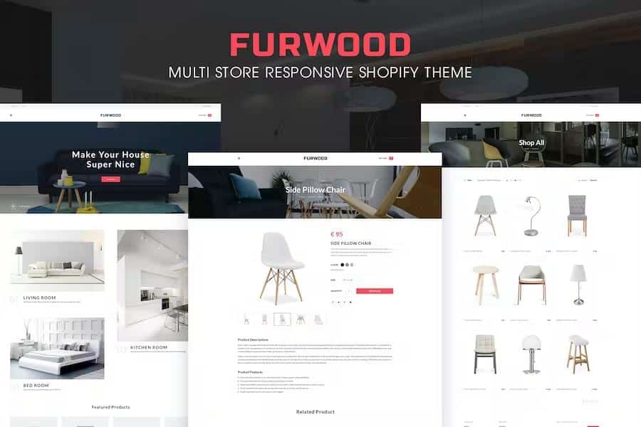 FurWood - Multi Store Responsive Shopify Theme product preview