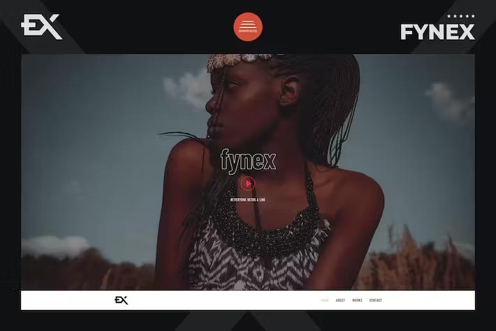 Fynex - Creative Coming Soon Template listing image