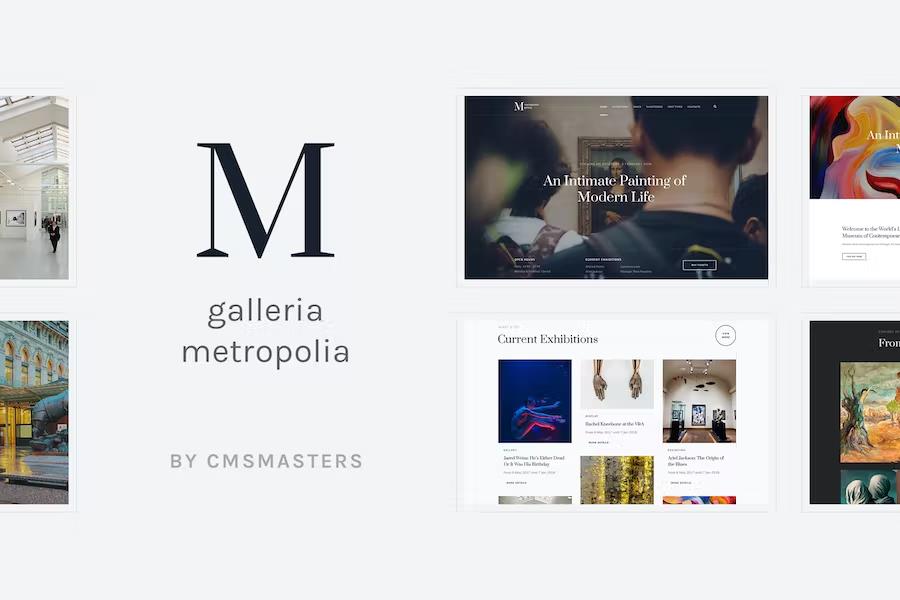 Galleria Metropolia -Art Museum & Exhibition Gallery Theme