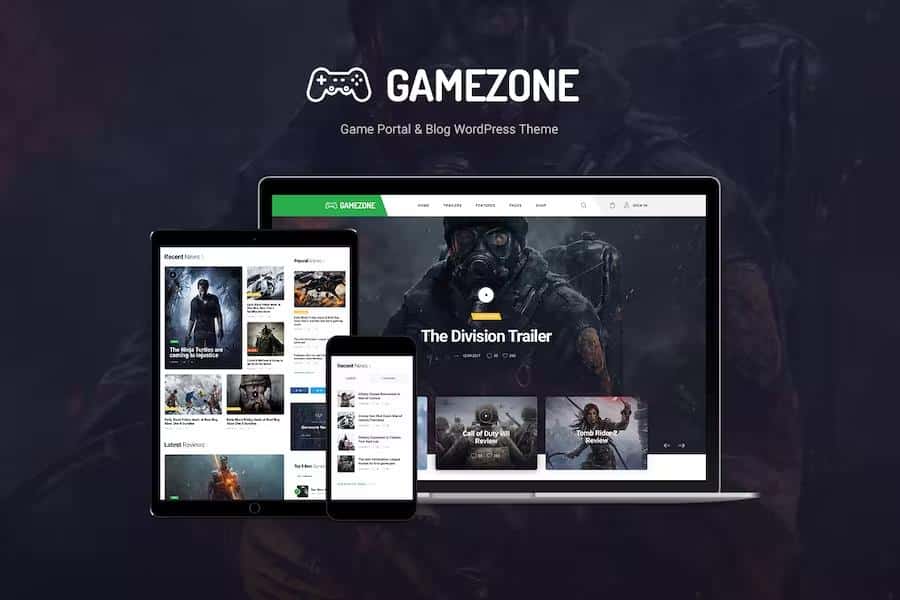 Gamezone - Video Gaming Blog & Esports Store WordPress Theme
