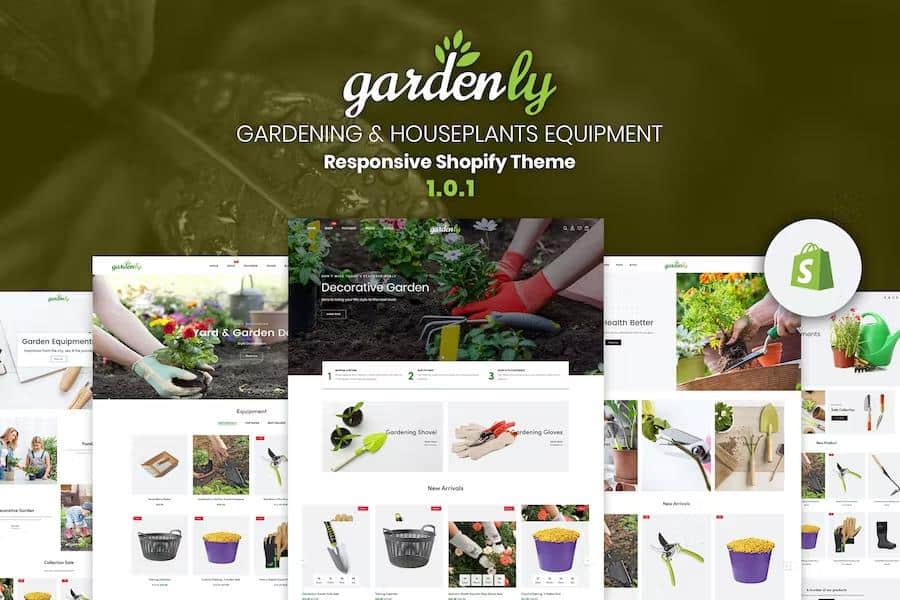 Gardenly - Gardening & Houseplants Equipment Responsive Shopify Theme
