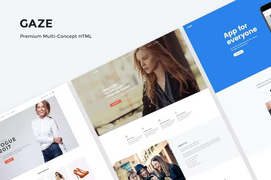 Gaze - Premium Multipurpose HTML Template