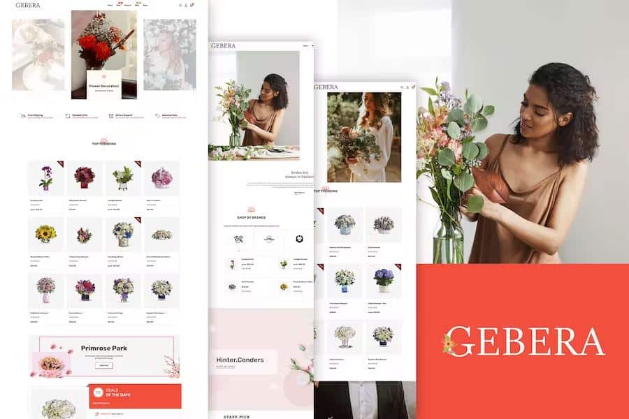 Gerbera - Florist Boutique & Decoration Store Shopify Theme